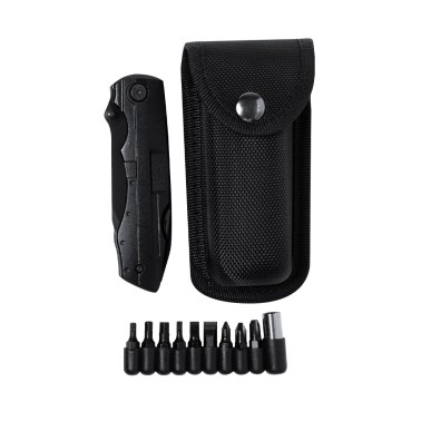 Eliana - 10 Teile. 10 Funktionen. Polyester Etui | Rostfreier Stahl