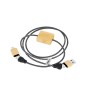 Segers - Geeignet für die datenübertragung. Anschluss Micro USB, Typ C und Lightning PD 60W | Bambus/ Polyester RPET Segers - Geeignet für die datenübertragung. Anschluss Micro USB, Typ C und Lightning PD 60W | Bambus/ Polyester RPET