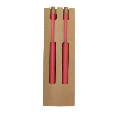 Okafor - Stylo et Crayon Éternel | Paille de Blé/ ABS/ Bambou