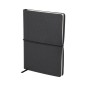 Vierax - Flexibler Einband. 80 Blätter. 25 Haftnotizen 7,5 x 7,5 cm. 125 Mini Haftnotizen 1,2 x 4,5 cm | Reclycling PU