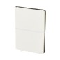 Vierax - Flexibler Einband. 80 Blätter. 25 Haftnotizen 7,5 x 7,5 cm. 125 Mini Haftnotizen 1,2 x 4,5 cm | Reclycling PU