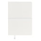 Vierax - Flexibler Einband. 80 Blätter. 25 Haftnotizen 7,5 x 7,5 cm. 125 Mini Haftnotizen 1,2 x 4,5 cm | Reclycling PU