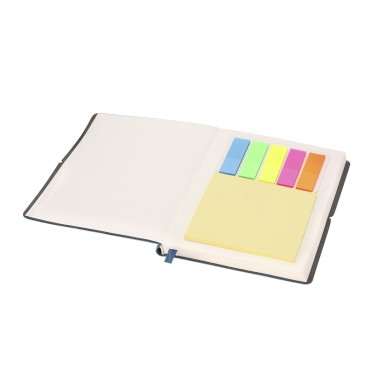 Vierax - Flexibler Einband. 80 Blätter. 25 Haftnotizen 7,5 x 7,5 cm. 1