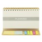 Gambel - Hardcover-Abdeckung. 46 Blätter + 14 Planung Blätter. 25 Haftnotizen 4,5 x 6 cm. 25 Haftnotizen 4,5 x 4,5 cm. 125 Mini 
