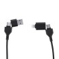 Gabbo - Geeignet für die datenübertragung. Anschluss Typ C und Lightning PD 60W | Reclycling Aluminium/ Polyester RPET Gabbo - Geeignet für die datenübertragung. Anschluss Typ C und Lightning PD 60W | Reclycling Aluminium/ Polyester RPET