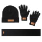 Hibbert - Écharpe, Bonnet et Gants Tactiles. Taille Unique. Adulte | Acrylique