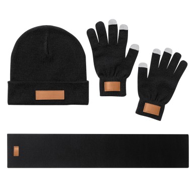 Hibbert - Écharpe, Bonnet et Gants Tactiles. Taille Unique. Adulte | A