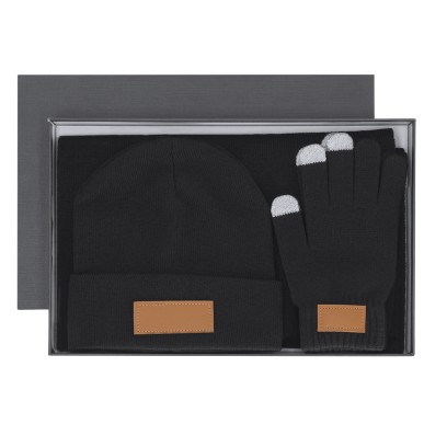 Hibbert - Écharpe, Bonnet et Gants Tactiles. Taille Unique. Adulte | A