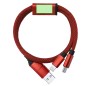 Briony - Magnetisch. Anschluss Micro USB, Typ C und Lightning 5V DC 2A | Aluminium/ Polyester Briony - Magnetisch. Anschluss Micro USB, Typ C und Lightning 5V DC 2A | Aluminium/ Polyester