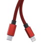 Briony - Magnetisch. Anschluss Micro USB, Typ C und Lightning 5V DC 2A | Aluminium/ Polyester Briony - Magnetisch. Anschluss Micro USB, Typ C und Lightning 5V DC 2A | Aluminium/ Polyester