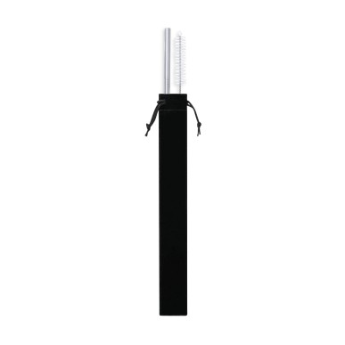 Valun - Réutilisable. Nettoyant Inclus. Étui Suédine | Acier Inox