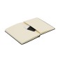 Rubin - Hardcover-Abdeckung. 80 Blätter. Kugelschreiber Aluminium Inklusive. Gummierung. Jumbo Mine | Polyester 600D RPET
