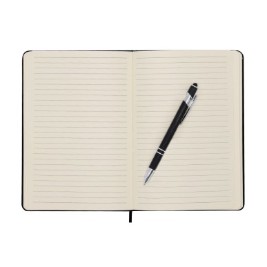 Rubin - Hardcover-Abdeckung. 80 Blätter. Kugelschreiber Aluminium Inkl