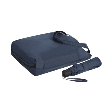 Escan - 21". Système Anti-Vent | Sac Pliable et Parapluie Pongé 190T R