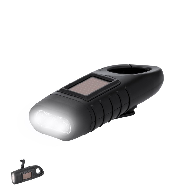 Trakip - 3 Leds. Charge Solaire et Manuelle. Batterie 40 mAh | ABS Recyclé