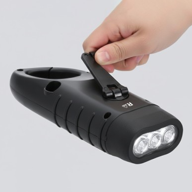 Trakip - 3 Leds. Charge Solaire et Manuelle. Batterie 40 mAh | ABS Rec