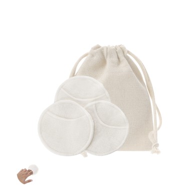 Dayax - 3 Lingettes Coton. Réutilisables. Étui Coton | Coton