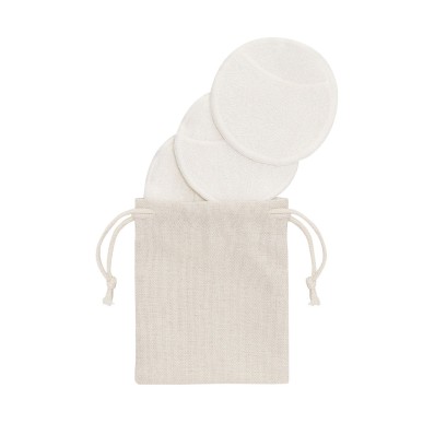 Dayax - 3 Lingettes Coton. Réutilisables. Étui Coton | Coton