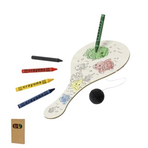 Jarnal - 5 Crayons Inclus | Bois