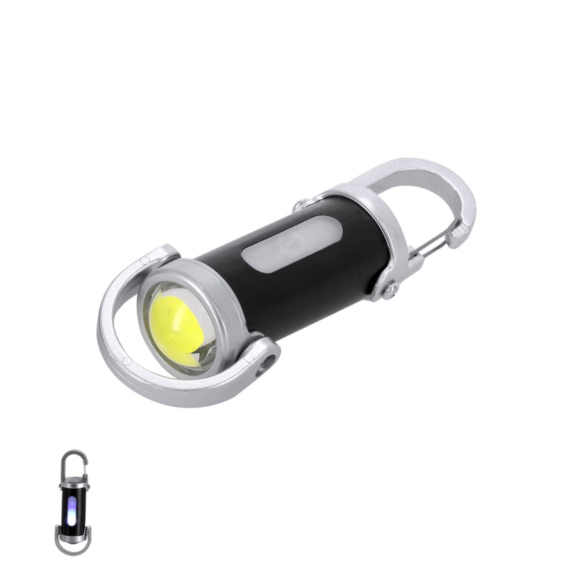 Luvaron - 4 Leds. 8 Lumières COB. 7 Modes de Lumière, Fixe et Clignotante. Batterie 400 mAh
