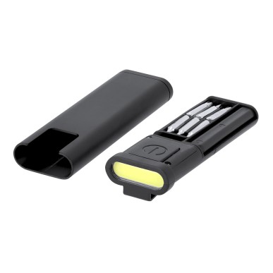 Kedarl - 4 Leds. 6 Accessoires. Piles Bouton Incluses | Aluminium Recy