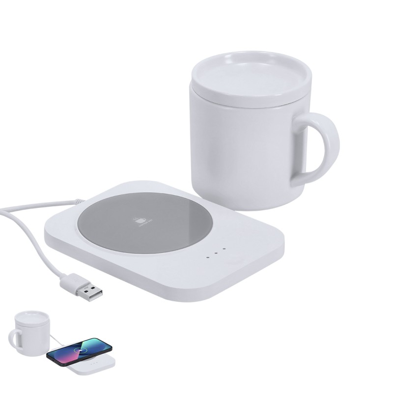 Wasoox - 370 ml. Drahtlos 15W. Anschluss USB | Keramik/ ABS Wasoox - 370 ml. Drahtlos 15W. Anschluss USB | Keramik/ ABS