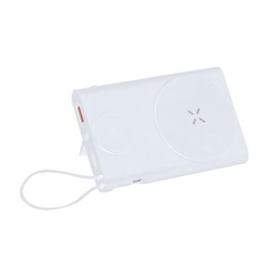 Barian - Sans Fil 15W. Magnétique. 10000 mAh. 1 Sortie USB. Sortie et 