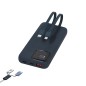 Fatuox - 10000 mAh. 2 Typ C Ausgänge und Eingang. 1 USB Ausgänge. Anschluss Micro USB und Lightning | Recycling ABS Fatuox - 10000 mAh. 2 Typ C Ausgänge und Eingang. 1 USB Ausgänge. Anschluss Micro USB und Lightning | Recycling ABS