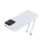Fatuox - 10000 mAh. 2 Typ C Ausgänge und Eingang. 1 USB Ausgänge. Anschluss Micro USB und Lightning | Recycling ABS Fatuox - 10000 mAh. 2 Typ C Ausgänge und Eingang. 1 USB Ausgänge. Anschluss Micro USB und Lightning | Recycling ABS