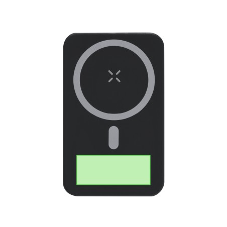 Granzax - Sans Fil 15W. Magnétique. 10000 mAh. 1 Sortie USB, 1 Lightning, 1 Micro USB et 1 Type C. Entrée Lightning et Type C | 