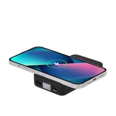 Granzax - Sans Fil 15W. Magnétique. 10000 mAh. 1 Sortie USB, 1 Lightni