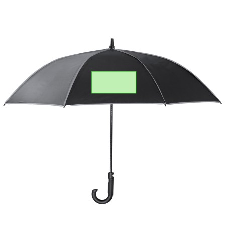 Savilar - 27". Automatique. Système Anti-Vent. Réfléchissant. Étui Pongé RPET | Pongé 190T RPET. Mât et Tiges Fibre de Verre