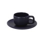 Freyat - 2 Tasses 85 ml. 2 Sous-Verre | Céramique