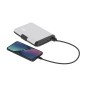 Chefler - RFID Schutz. 5 Abteilungen. 2000 mAh. USB Ausgang. Typ C Ausgänge und Eingang | Aluminium
