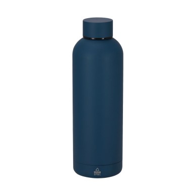 Keplix - Wärme Flasche Rostfreier Stahl, 500 ml. Notizblock RPET, Hard
