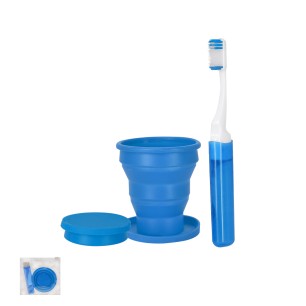 Baldur - Brosse à Dents Pliable. Verre Pliable, Silicone, 200 ml