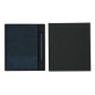 Holland - Notizblock Reclycling PU. Flexibler Einband. 96 Blätter. Reclycling Aluminium Kugelschreiber. Gummierung Holland - Notizblock Reclycling PU. Flexibler Einband. 96 Blätter. Reclycling Aluminium Kugelschreiber. Gummierung