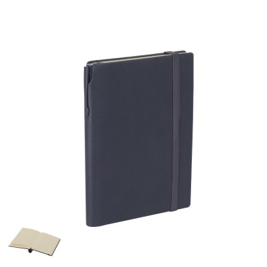 Sphere - Bloc Notes PU Recyclé. Couverture Rigide. 96 Feuilles. Stylo 