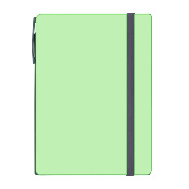 Sphere - Bloc Notes PU Recyclé. Couverture Rigide. 96 Feuilles. Stylo 