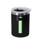 Waker - 400 ml. 2 AAA Batterien Nicht im Lieferumfang | ABS/ Rostfreier Stahl