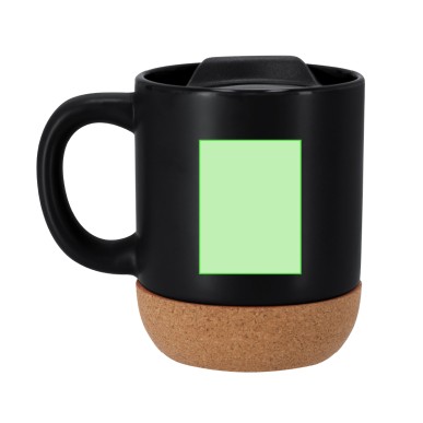 Forar - Tasse Céramique/ Liège, 330 ml. Bloc PU/ Liège, Couverture Rig