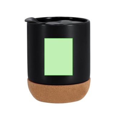 Forar - Tasse Céramique/ Liège, 330 ml. Bloc PU/ Liège, Couverture Rig