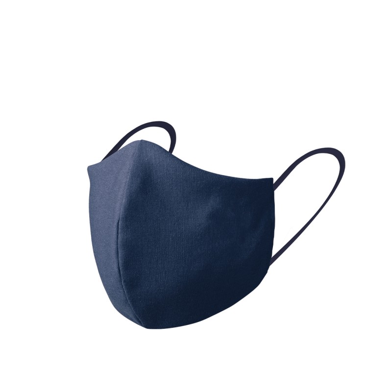 Plexcom - Äußere: 45% Baumwolle/ 55% Polyester. Mittlere Schicht: Meltblown (TNT Polypropylen). Innen: 100% Baumwolle mit HeiQ V