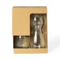 Hasleg - Bouteille 1 L. 2 Verres 400 ml | Verre Recyclé