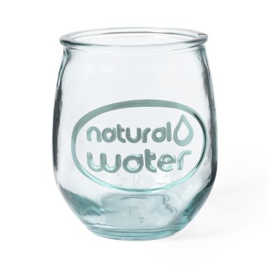 Hasleg - Bouteille 1 L. 2 Verres 400 ml | Verre Recyclé