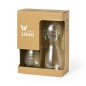 Hasleg - Bouteille 1 L. 2 Verres 400 ml | Verre Recyclé
