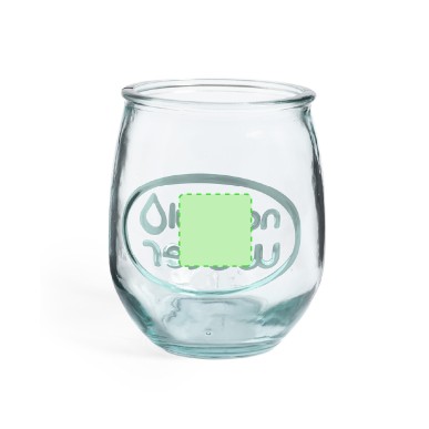 Hasleg - Bouteille 1 L. 2 Verres 400 ml | Verre Recyclé