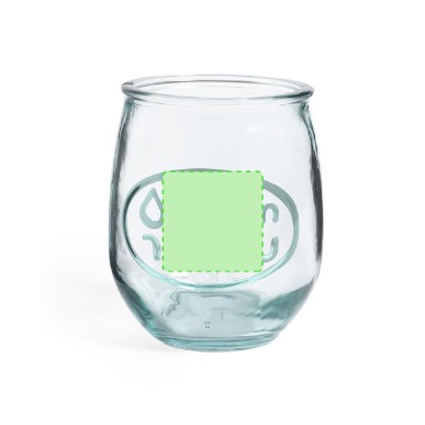 Hasleg - Bouteille 1 L. 2 Verres 400 ml | Verre Recyclé
