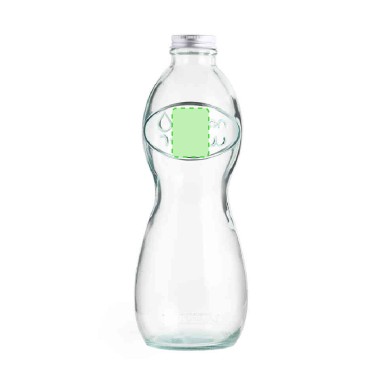 Hasleg - Bouteille 1 L. 2 Verres 400 ml | Verre Recyclé