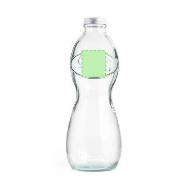 Hasleg - Bouteille 1 L. 2 Verres 400 ml | Verre Recyclé